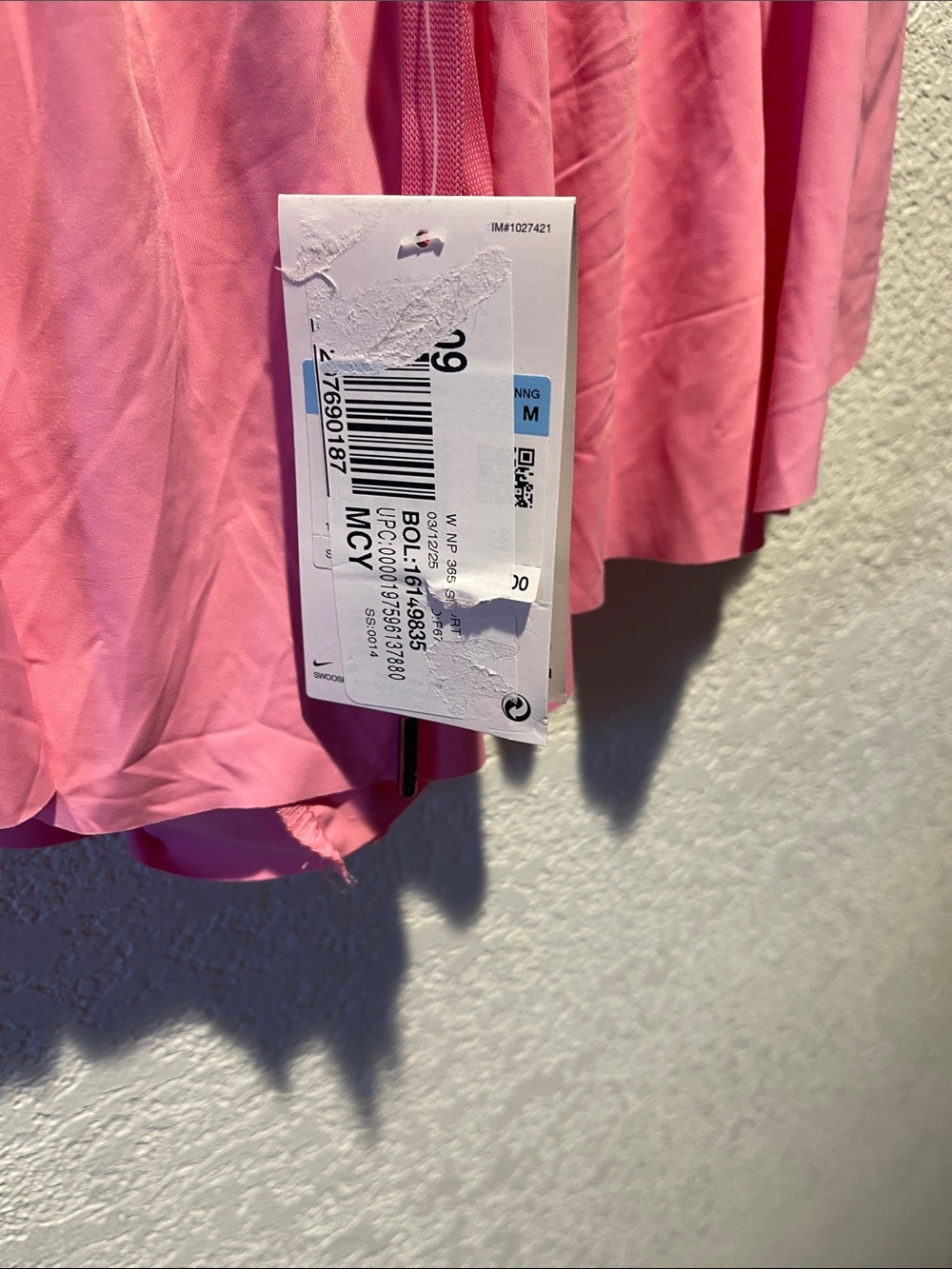 LIBERTY PRO Pink Women's Athletic Short with Drawcord - Picture 4 of 8